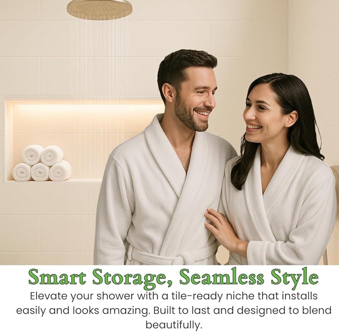 LED Light Shower Niche, Tile-Ready - Image 4