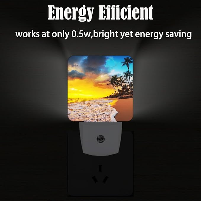 Sunset Beach Night Light, Plug Into Wall - Image 4