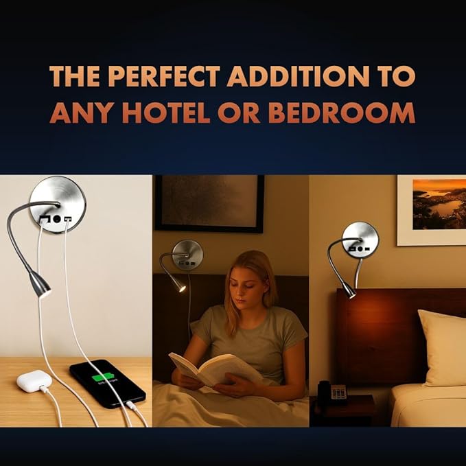 Newhouse Lighting 4.5 in. W x 15 in. H Selene Gooseneck Reading Light in - Image 4