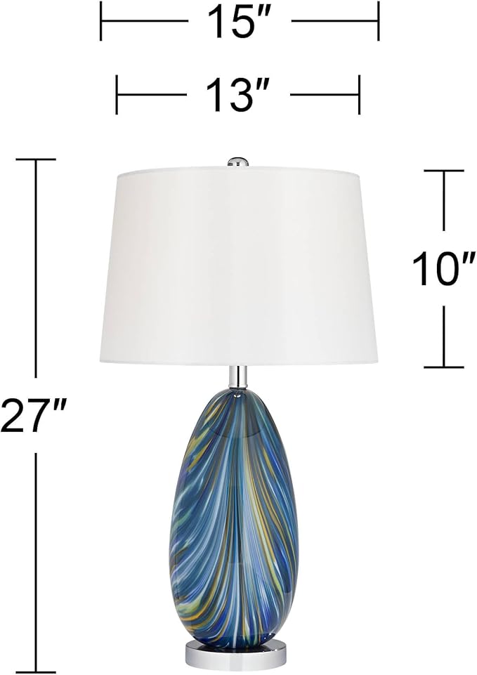 Possini Euro Design Pablo Modern Style 3-Way Table Lamp - Image 4