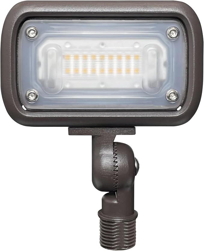 GKOLED 7W Outdoor LED Low Voltage Landscape Lighting Flood Light, 9-15V AC/DC by GKOLED