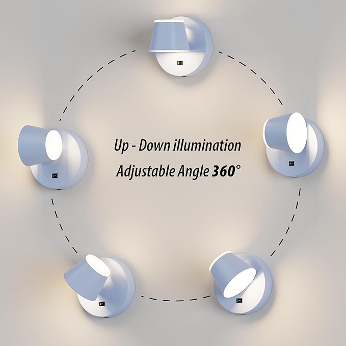 URSOLA Battery Operated Wall Sconce - Image 4