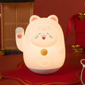 Cute Cat Night Light for Kids, LED Nursery Lamp Dimmable & Rechargeable by AuroraNiteBeam