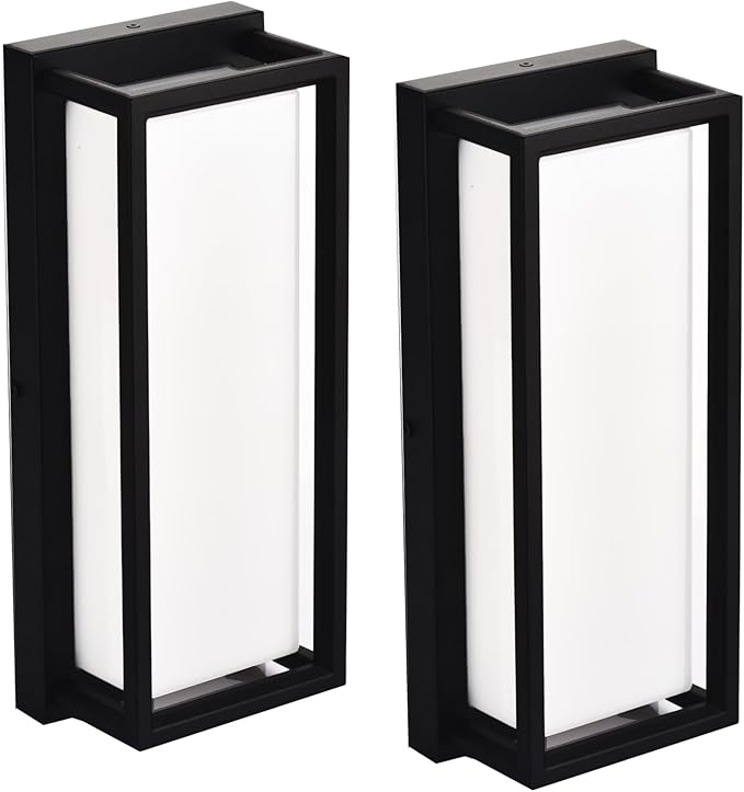 Dimmable LED Outdoor Wall Sconce, Modern Porch Lights 2700K 3000K 3500K 4000K - Image 9