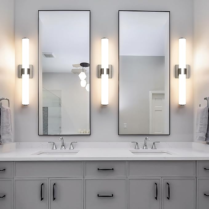 Brushed Nickel Vanity Lights for Bathroom - Image 3