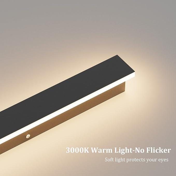 56In Long Outdoor Light, IP65 Waterproof Modern Exterior Lighting Fixture 3000K - Image 4