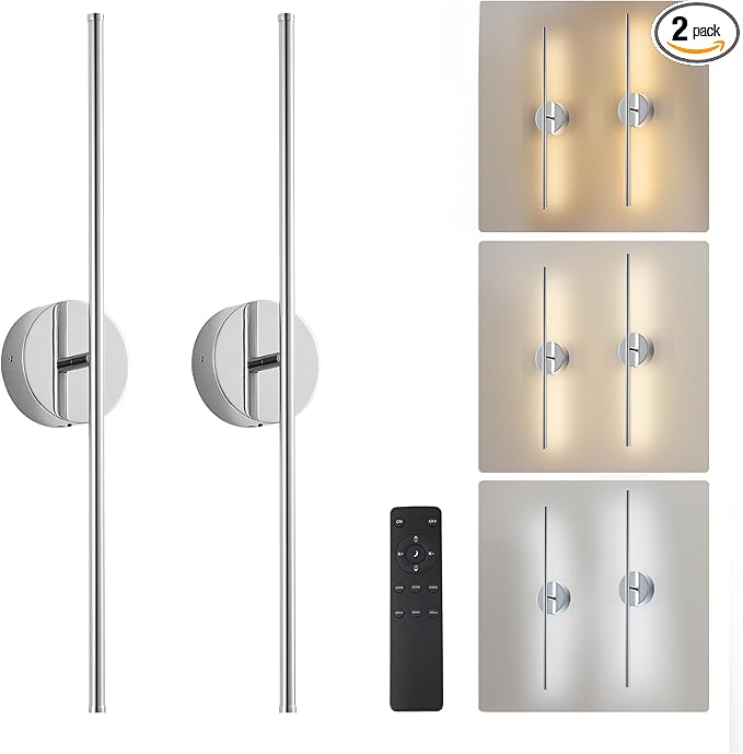 Removable Battery Operated Wall Sconces by KARTOOSH