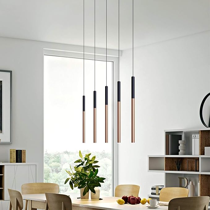 ALTAIR 5 Mini Pendant Lighting Black-Copper - Image 4