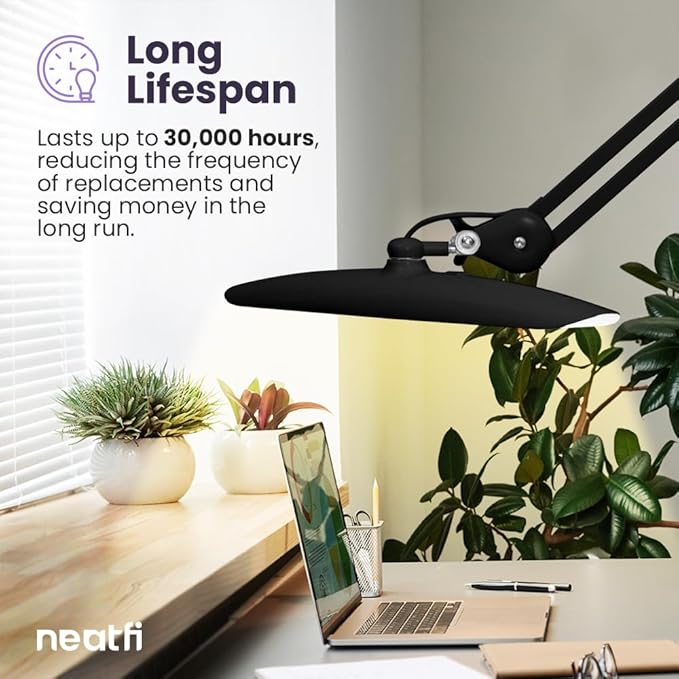 Neatfi XL 2, 200 Lumens LED Task Lamp, 4 Level Brightness, 3 Light Modes - Image 3