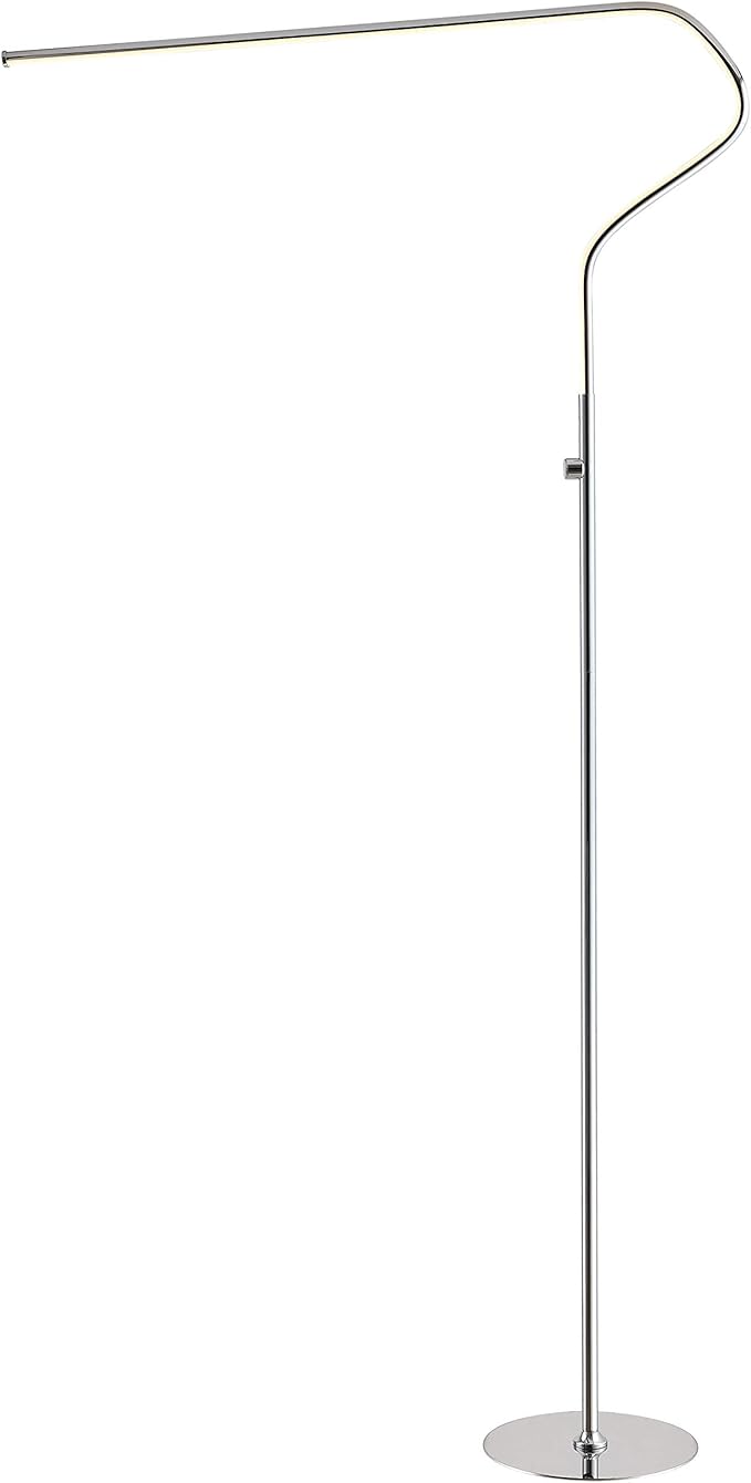 JONATHAN Y JYL7020A Julian 65.25" Integrated LED Metal Floor Lamp Minimalistic by JONATHANY