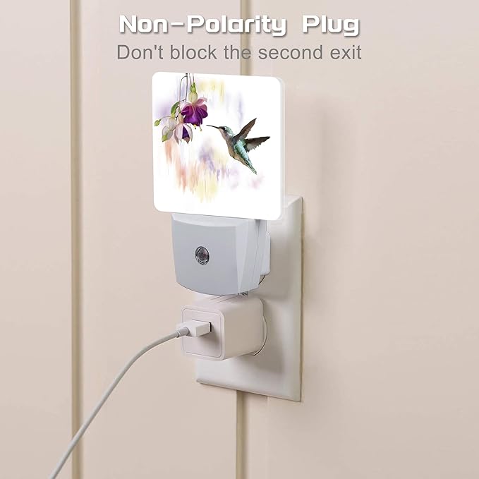 Hummingbird Flowers Night Light - Image 3
