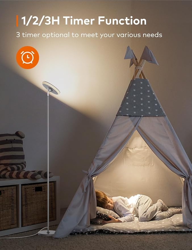 Bright Floor Lamp, 42W 3700LM LED Torchiere Floor Lamps - Image 6