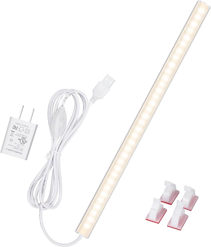 Under Cabinet Lights, 12 Inch Dimmable LED Under Cabinet Lighting, Natural by Jusjubr