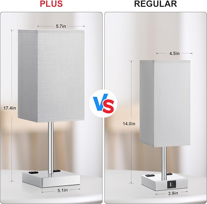 Touch Bedside Table Lamp For Nightstand - Image 3