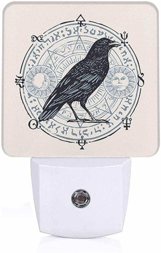 LED Night Light, Raven Octagonal Star by Unknown