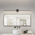 URSOLA Black Bathroom Light Fixtures, 48 inch Modern LED Vanity Lighting Over by URSOLAYourHomeSolar