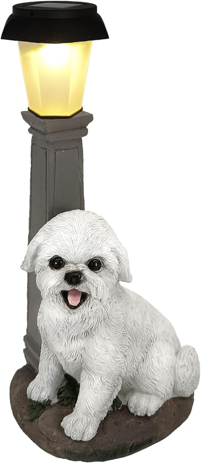 BAYN Solar Dog Garden Statues by BAYN