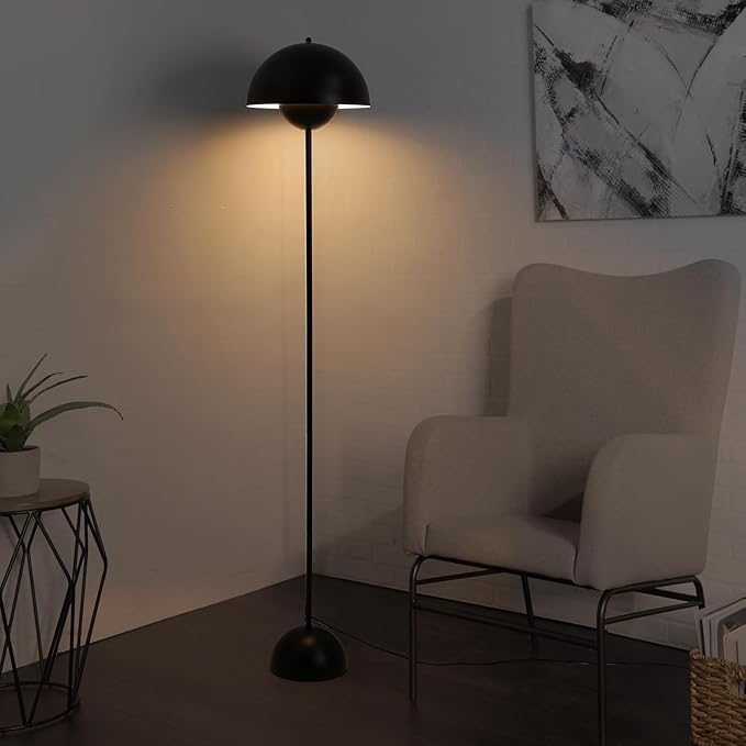 COSYLUX Modern Floor Lamp for Living Room, Industrial Tall Standing Lamp for - Image 2