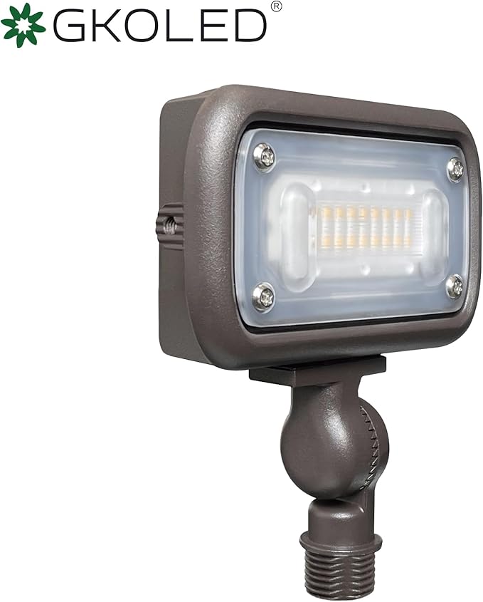 GKOLED 7W Outdoor LED Low Voltage Landscape Lighting Flood Light, 9-15V AC/DC - Image 2