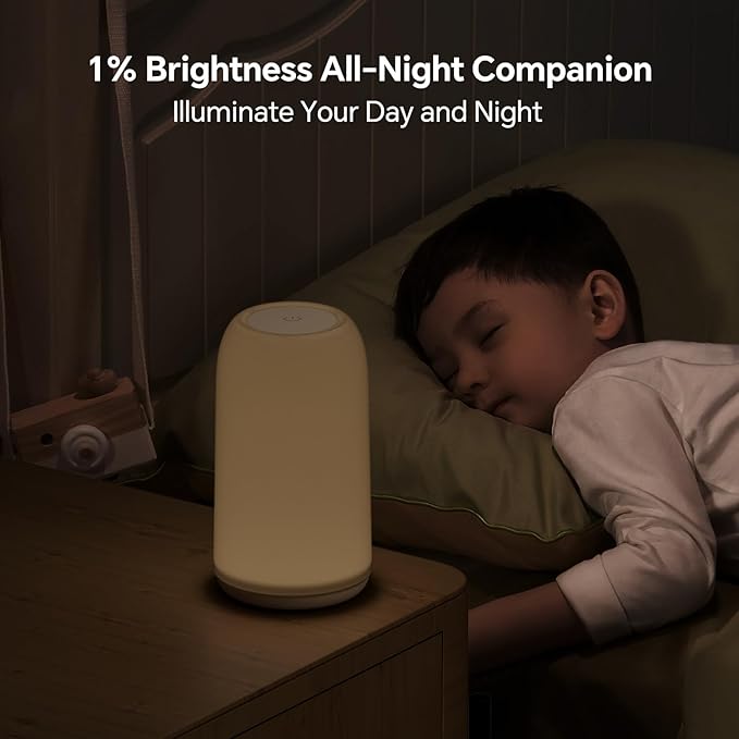 Touch Bedside Table Lamp, 3-Way Dimmable LED Lamp - Image 6