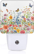 Led Night Light, Floral Plants Decorative Plug in Nightlights, by Unknown