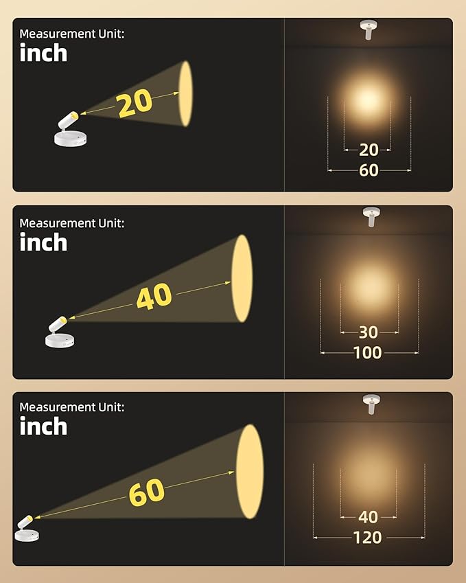 EZVALO Battery Powered LED Spotlight Indoor, Wireless Picture Lights - Image 5
