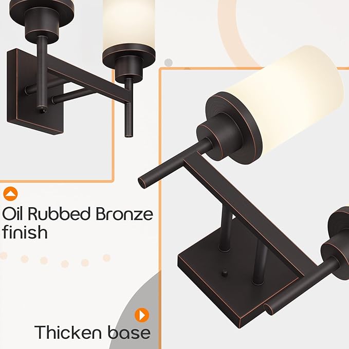 Wall Lights Over Mirror Bathroom Vanity Light Fixtures - Image 7