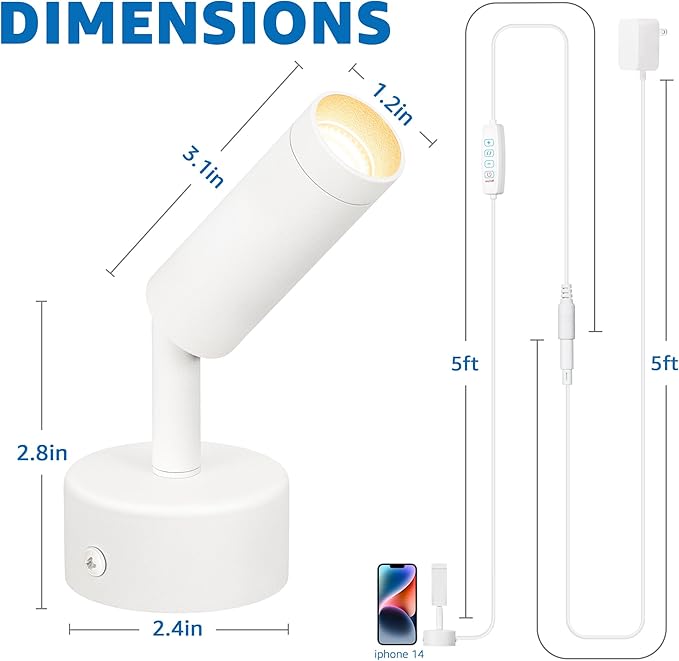 SUNVIE LED Spot Lights Indoor 3W Up Lights - Image 7