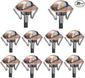 FVTLED 20pcs Low Voltage LED Deck Lights kit Φ1.38 Outdoor Garden Yard by FVTLED