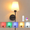 Battery Operated Wall Sconce, 120H Usage Time 22.6" Rechargeable Wall Light by Shenmoyl