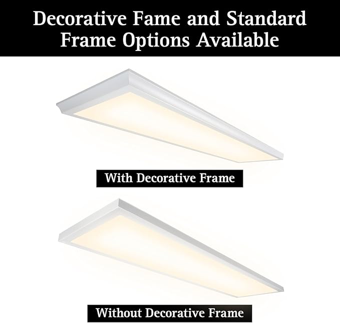 Ultralux 2x4 ft Surface Mount Ceiling Light Panel – Slim, Edge Lit, Flush Mount - Image 5
