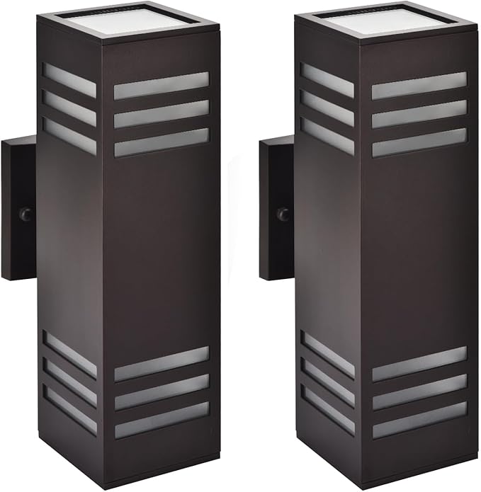 wowlite Outdoor Wall Lights Dusk to Dawn 2 Pack, Modern Porch Lights Outdoor - Image 9