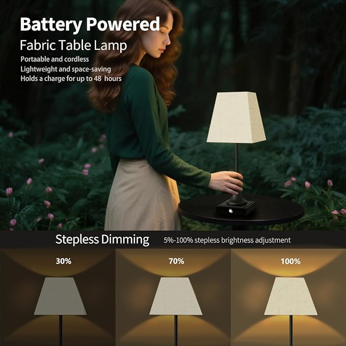 Rechargeable LED Table Lamps - Image 3