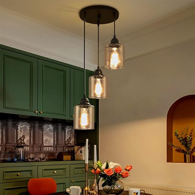 3 Lights Industrial Pendant Light - Image 5