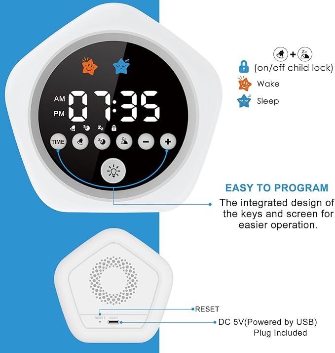 Kids Alarm Clock, Ok to Wake Clock - Image 4