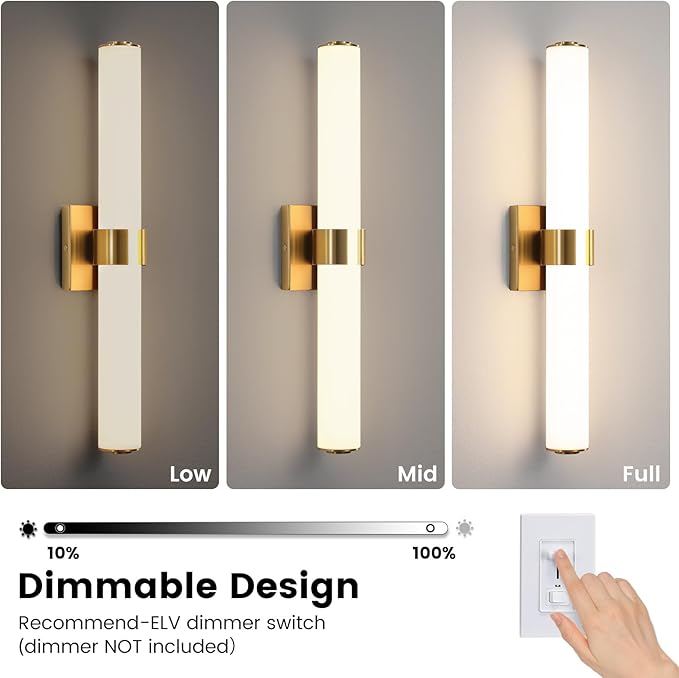 Bathroom Vanity Light Fixtures Over Mirror - Image 6