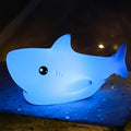 ZKLiLi Shark Night Light for Kid, Rechargeable Cute Squishy Lamp for Boys Girls by ZKLiLi