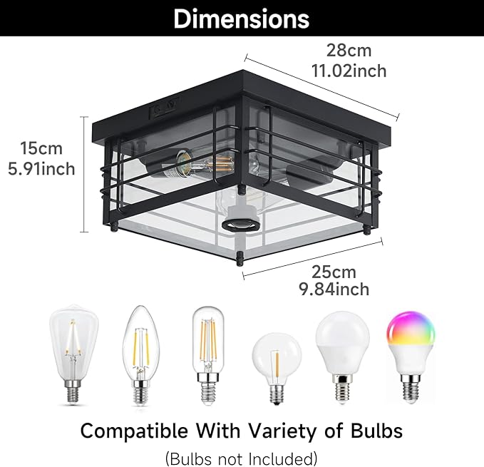 Yisuro Outdoor Ceiling Light - Image 6