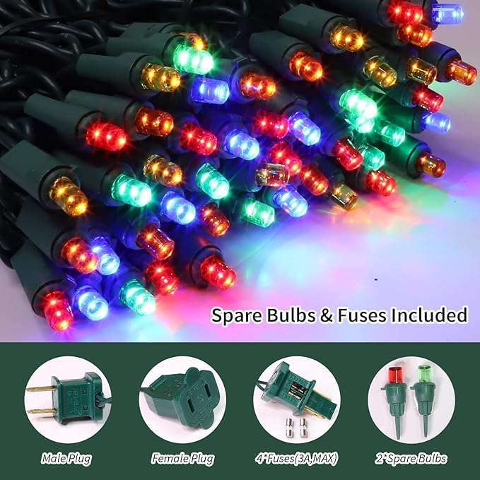LAMPHOME 60 Count Multicolor- String Lights - Image 2