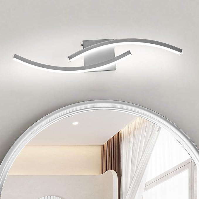 23.62 inch Modern Bathroom Vanity Light Brushed Nickel Lights Fixtures Dimmable - Image 8