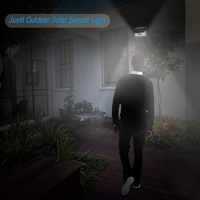 Upgrade 3-Pack Solar Motion Sensor Lights - Image 3