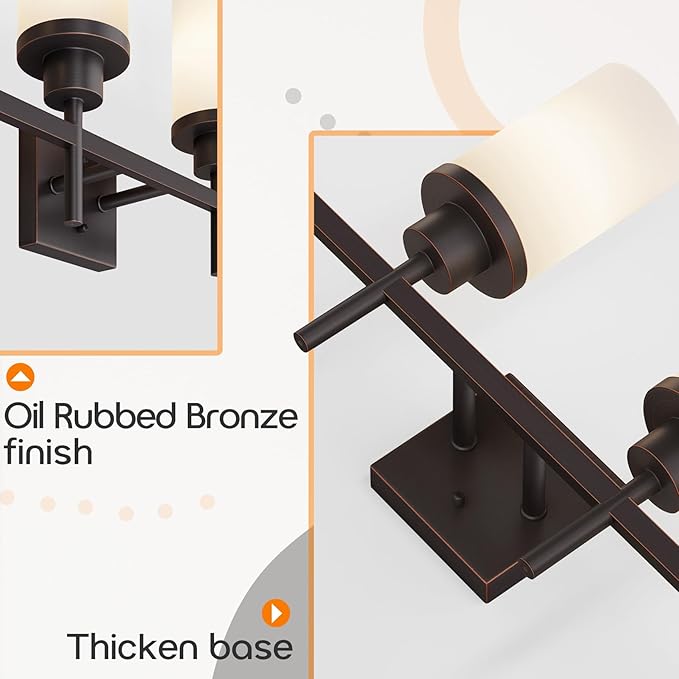 Bathroom Light Fixtures 4-Light Bathrom Vanity Lightings - Image 7