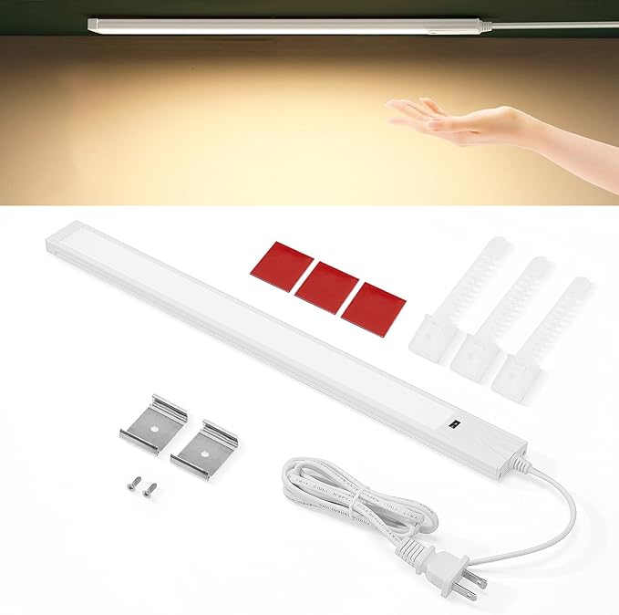 Under Cabinet Light 16 Inch Plug in 110VAC. Hand Wave Activated. 8W LED Light by Unknown