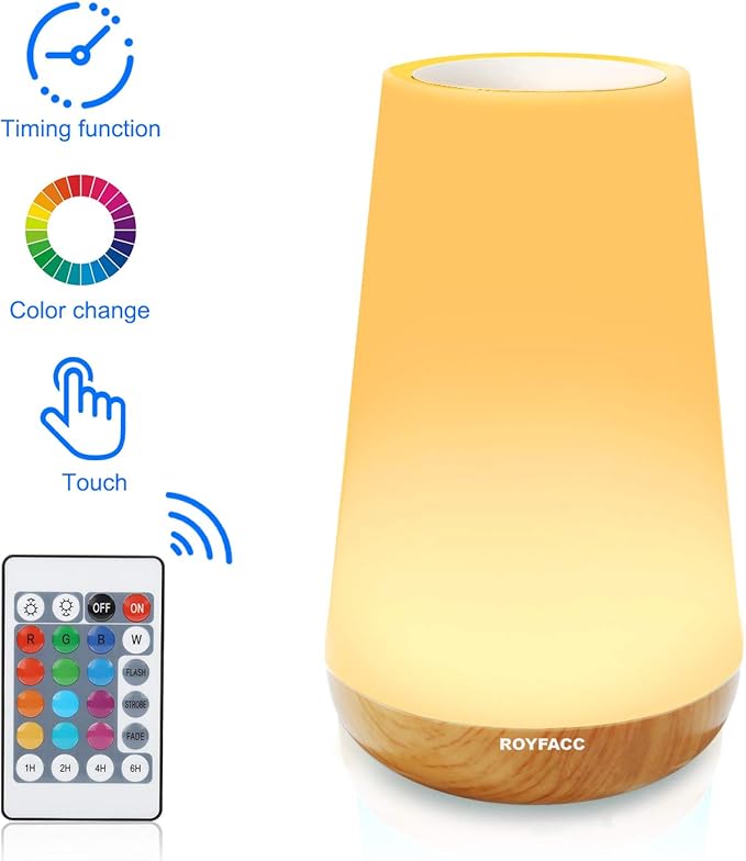 LED Night Light Touch Lamp Bedside Table Lamp - Image 7