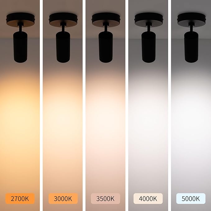 mirrea 5-Color Zoomable Indoor Spot Lights, LED Ceiling Spotlight Lighting - Image 4