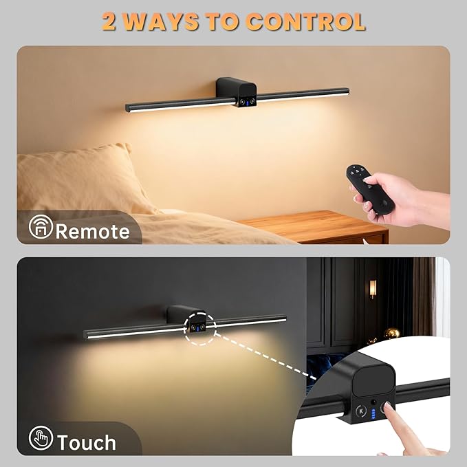Lightbiz Picture Light for Wall 20inch, 10000mAh Rechargeable Battery Operated - Image 5
