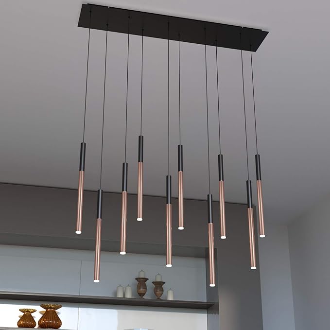 ALTAIR 10 Mini Pendant Lighting Black-Copper - Image 4