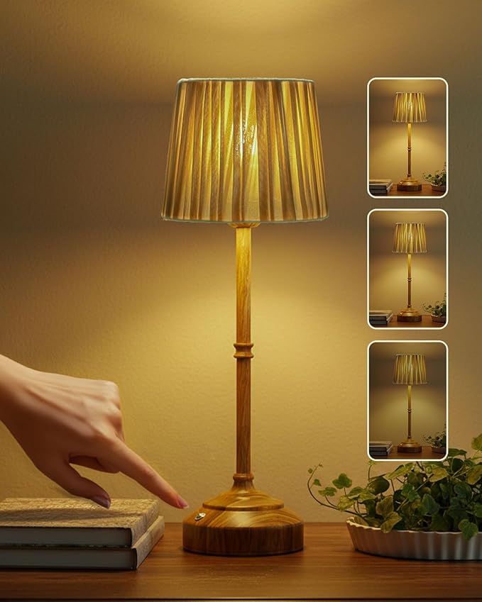 Cordless Rechargeable Mini Lamp, Small Touch Desk Lamp - Image 9