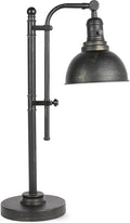 VONLUCE Rustic Desk Lamp Bronze Adjustable, Industrial Style Metal Task Lamps by Vonluce