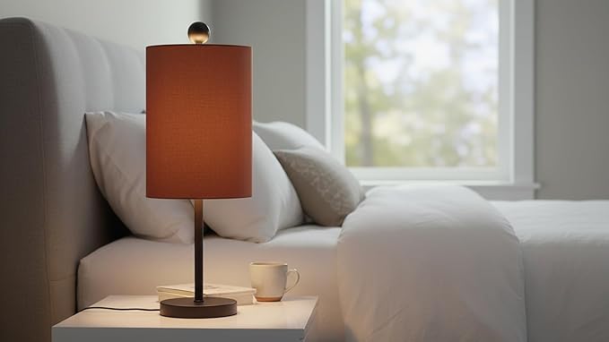 Aspen Creative 31125A Transitional Drum Shaped Spider Fitter Lamp Shade in - Image 7